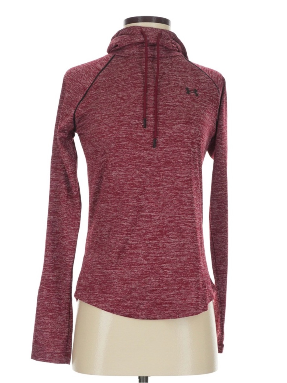 Under Armour Women's Marled Burgundy Hoodie Pullover